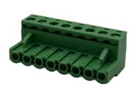 hrfe-08005v Conex-It, 5.08mm Pitch, HRFE, 8 Way, Right Angle, Pluggable Terminal Block, Plug, Cable Mount, Screw Termination,