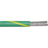 6716-gy001 Alpha Wire Ecogen Ecowire Series Green/Yellow 1.3 mm² Hook Up Wire, 16 AWG, 26/0.25 mm, 305m, MPPE Insulation, 6716