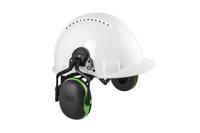 x1p3e-ga 3M PELTOR X1 Ear Shells with Helmet Attachment, 26dB, Black, Green