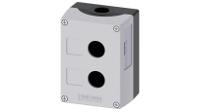 3su1852-0aa00-0ab1 Siemens SIRIUS ACT Push Button Enclosure, 2 Hole Grey, 22mm diameter Metal