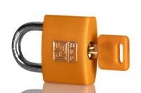 195-8232 RS PRO Key Aluminium, Steel Padlock, Keyed Alike, 6mm Shackle, 43mm Body