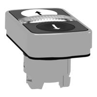 zb4bw7a1724 Schneider Electric ZB4 Series Black/White Illuminated Spring Return Push Button Head, 22mm Cutout, IP66, IP67, IP69K