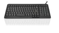 kyb500-k103-bus Ceratech KYB500-K103 Wired PS/2, USB Compact Keyboard, QWERTY (US), Black