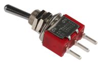 401-703 RS PRO Toggle Switch, PCB Mount, On-On, SPDT, Through Hole Terminal, 250V