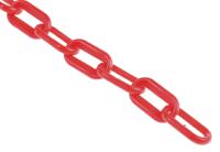 hdc000-265-400 JSP Red & White Polyethylene Chain Barrier, 25m