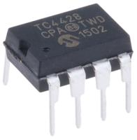 tc4428cpa Microchip MOSFET Gate Driver 2, 1.5 A 8-Pin 22 V, PDIP