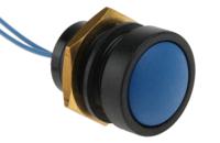 49-59116 ITW Switches 49-59 Series Push Button Switch, Momentary, Panel Mount, 16mm Cutout, SPST, Clear LED, 250V ac, IP67