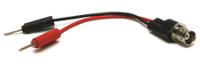 bu-5244-a-4-0 Mueller Electric BNC Test Lead, 5A, 300V ac, Black/Red, 100mm Lead Length