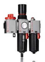 bl84-601g Norgren G 3/4 Filter Regulator Lubricator, Automatic Drain, 40μm Filtration Size Integrated Pressure Gauge