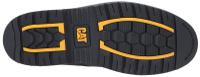 p724621 CAT P724621 Black Steel Toe Capped Unisex Safety Boots, UK 10, EU 44
