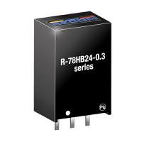 r-78hb24-03 Recom Switching Regulator, Through Hole, 24V dc Output Voltage, 36 → 72V dc Input Voltage, 300mA Output Current,