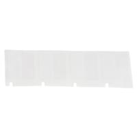 m4-136-427 Brady B-427 on Black on White, Transparent Label, 25.40 mm Width, 25.40mm Label Width
