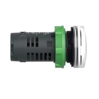 xb5evm1 Schneider Electric, Harmony XB5, Panel Mount White Universal LED Pilot Light Complete, 22mm Cutout, IP66, IP67,