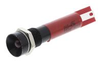 210-456 RS PRO Red Flashing LED Panel Mount Indicator, 12V dc, 8mm Mounting Hole Size, Solder Tab Termination
