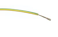 196-4237 RS PRO Green/Yellow 0.2 mm² Hook Up Wire, 24 AWG, 7/0.2 mm, 100m, PVC Insulation