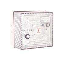 fl40n50cwn Clifford & Snell FL40 Series Clear Flashing Beacon, 230 V ac, Wall Mount, Xenon Bulb, IP65
