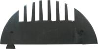 252-2814 RS PRO 185mm Black Cable Cover in PVC, 2 x 20mm Inside dia.