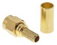 32s107-306l5 Rosenberger SMA Series, Plug Cable Mount SMA Connector, 50Ω, Crimp Termination, Straight Body