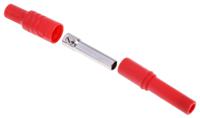934096101 Hirschmann Test & Measurement Red Female Banana Socket, 4 mm Connector, Screw Termination, 24A, 1000V ac/dc, Nickel