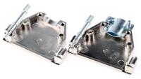 2801-0106-03 MH Connectors MHED Series ABS D Sub Backshell, 25 Way, Strain Relief
