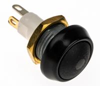 59-411r ITW Switches 59 Series Illuminated Miniature Push Button Switch, Momentary, Panel Mount, 13.65mm Cutout, SPST, Red LED,