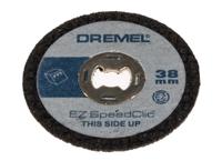 sc476 Dremel EZ SpeedClic Aluminium Oxide Cutting Disc, 38mm x 1.12mm Thick, Medium Grade, P60 Grit, 5 in pack