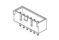 35312-0460 Molex 35312 Series Straight Surface PCB Header, 4 Contact(s), 2.5 mm Pitch, 1 Row, Shrouded