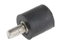 171-2590 RS PRO Cylindrical M3 Anti Vibration Mount, Male to Female Bobbin with 5.28kg Compression Load
