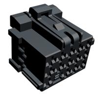 1355206-1 TE Connectivity, Junior Power Timer Automotive Connector Socket Black Plug-In 14 Way
