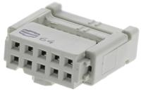 09185107813 HARTING 10-Way IDC Connector Socket for Cable Mount, 2-Row