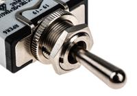 637h APEM Toggle Switch, Panel Mount, (On)-Off-(On), SPDT, Screw Terminal, 400V ac
