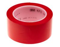 471 3M  Red PVC 33m Lane Marking Tape, 0.14mm Thickness
