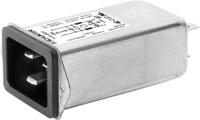 5130000021 Schurter 16A, 250 V ac Male Screw Filtered IEC Connector 5130.0000.21, Quick Connect
