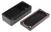 918-8768 RS PRO Black PET Enclosure, IP66, Black Lid, 160 x 75 x 55mm