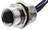 1200700395 Brad from Molex Female 4 way M8 to Female 4 way Unterminated Cable Assembly, 300 mm