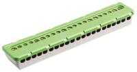 1spe007715f0744 Entrelec MISTRAL65 Series Non-Fused Terminal Block, 21-Way, 100A, 6 mm², 16 mm² Wire, Screw Termination