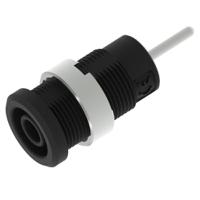 3267-i-n Electro PJP Black Female Banana Socket, 4 mm Connector, Pin Termination, 36A, 1kV, Nickel Plating