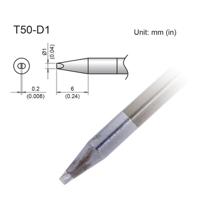 t50-d1 Hakko FX9703 1 mm Chisel Soldering Iron Tip for use with FX9703