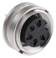 kgr-506 Lumberg, KGR 5 Pole M16 Din Socket, DIN EN 60529, 5A, 250 V ac IP40, Female, Panel Mount