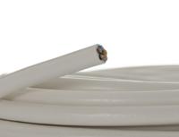 253-7018 RS PRO Mains 0.75 mm² 5 Core Power Cable, White PVC, 10m