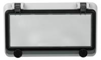 297-1213 RS PRO Grey Polycarbonate IP44 Inspection Window for use with 46277-3, DIN 43880