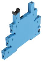 93017024 Finder 93 5 Pin 6→24V dc DIN Rail Relay Socket, for use with 34.81, 34.51 Series Relay