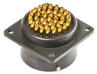 62gb-12e20-41pn Amphenol Limited, 62GB 41 Way Box Mount MIL Spec Circular Connector ReceptacleOlive, Pin Contacts,Shell Size 20,