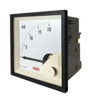 186-2488 RS PRO Analogue Panel Ammeter 20 (Input)mA DC, 68mm x 68mm, 1 % Moving Coil