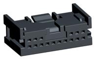 34824-0160 Molex, Mini50 Automotive Connector Socket Black Free Hanging 16 Way, Crimp Termination