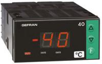 40t-72-4-01-rr-00-9 Gefran 40T72 On/Off Temperature Controller, 72 x 36mm, 2 Output Relay, 11 → 27 V dc, 18 → 27 V ac Supply