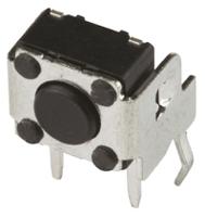 dtsa62kv APEM Black Button Tactile Switch, SPST 50 mA @ 12 V dc 1.3mm