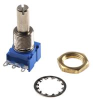 53rad-r22-b15l Bourns 53 10kΩ Rotary Potentiometer 1-Gang Panel Mount, 53RAD-R22-B15L