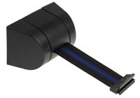 897-33-33-s1 Tensator Black & Blue Plastic Retractable Barrier, 4.6m, Black, Blue Tape