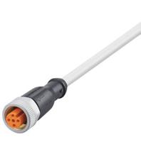 evw169 ifm electronic Female 4 way M12 to Free End Sensor Actuator Cable, 10 m